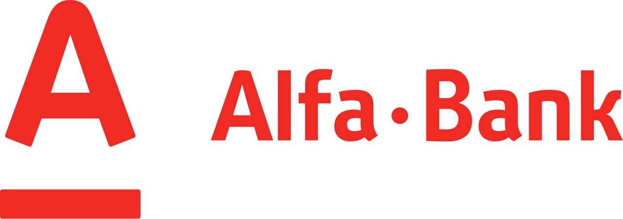 Логотип компании Альфа Банк